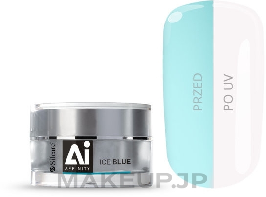 Nail Extension Gel - Silcare Affinity Ice Gel — photo Ice Blue