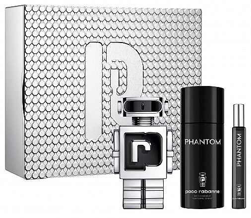 Paco Rabanne Phantom - Set (edt/100 ml + edt/10 ml + deo/150 ml) — photo N1