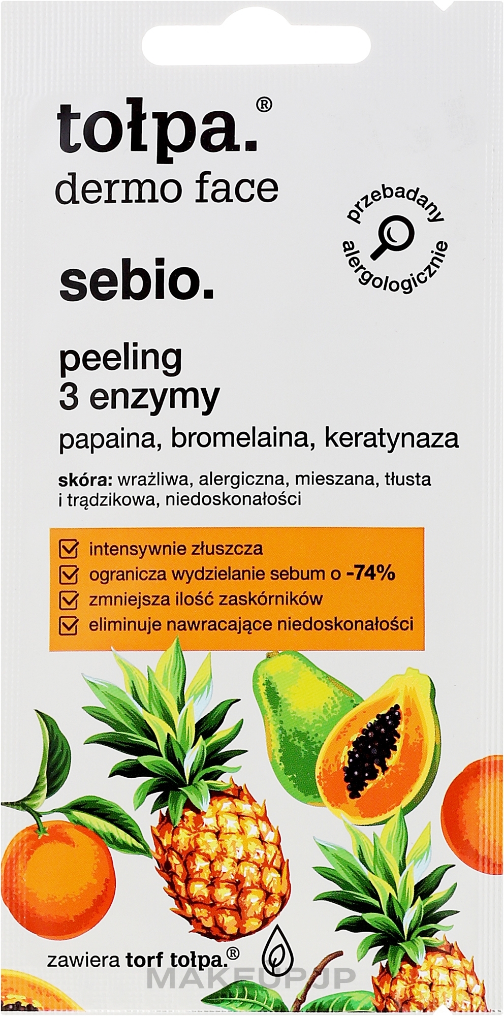 Cleansing Facial Mask-Peeling - Tolpa Dermo Face Sebio Cleansing Mask-Peeling (mini size) — photo 8 ml