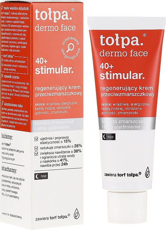 Tolpa Dermo - Face Stimular 40+ Night Cream — photo N3