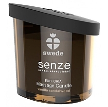 Massage Candle, vanilla, sandalwood - Swede Senze Euphoria Massage Candle — photo N1
