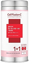 Fragrances, Perfumes, Cosmetics Set - Cell Fusion C Toning Sunscreen 100 SPF50+/PA++++ (cr/2x35ml)