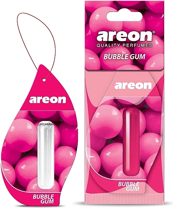 Bubble Gum Car Air Freshener, capsule - Areon Mon Liquid Bubble Gum — photo N1