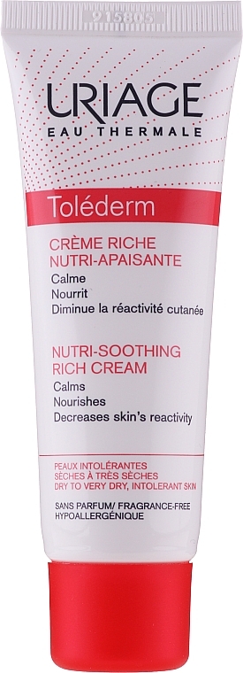 Nourishing Soothing Cream - Uriage Tolederm Riche Nutri-Soothing Cream — photo N3