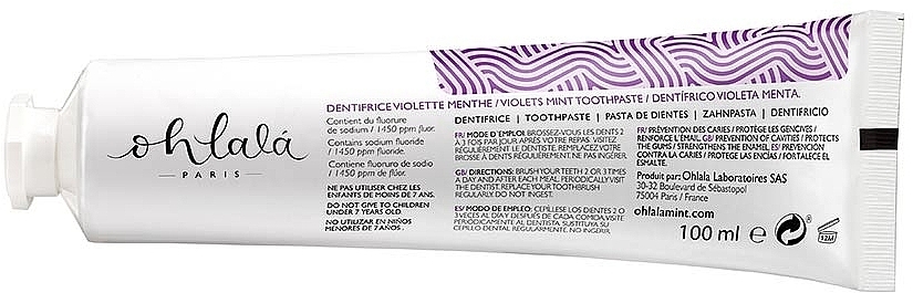 Violet & Mint Toothpaste - Ohlala Violet & Mint — photo N3