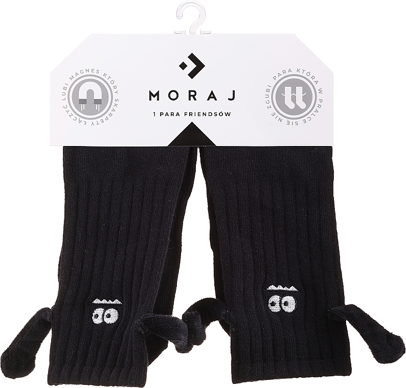 Socks with Magnetic Holders csl 250-404, black - Moraj — photo N1