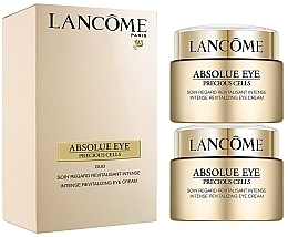 Fragrances, Perfumes, Cosmetics Set - Lancome Absolue Eye Precious Cells Intense Revitalizing Eye Cream Duo (eye/cr/2x15ml)