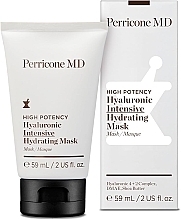 Fragrances, Perfumes, Cosmetics Intense Moisturizing Mask - Perricone MD High Potency Hyaluronic Intensive Hydrating Mask