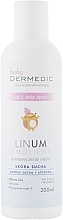 Fragrances, Perfumes, Cosmetics Head & Body Care Cream-Gel - Dermedic Emollient Linum Baby