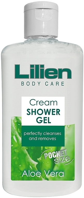 Aloe Vera Shower Cream-Gel - Lilien Shower Gel Aloe Vera Travel Size — photo N1