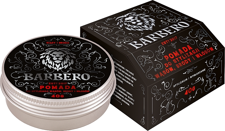 Mustache & Beard Styling Pomade - Barbero Pomade For Beard Styling — photo N1