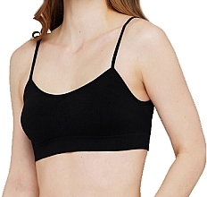 Fragrances, Perfumes, Cosmetics Seamless CAMI TOP, black - Giulia