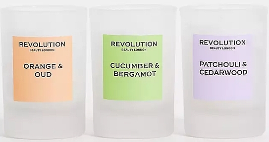 Mini Candle Gift Set - Revolution Beauty Floral Mini Candle Gift Set (candle/3x40g) — photo N3