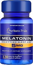 Melatonin Dietary Supplement - Puritan's Pride Melatonin 5 Mg — photo N1