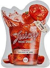 Juicy Sheet Mask with Tomato Juice - Holika Holika Tomato Juicy Mask Sheet — photo N1