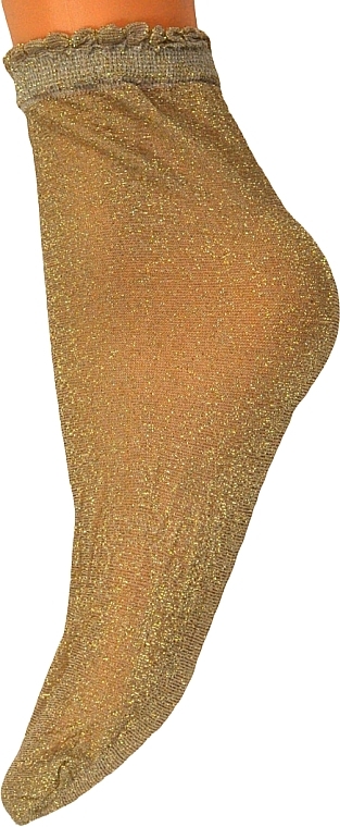 Women Socks 'Maya', 30 Den, beige-oro - Veneziana — photo N1