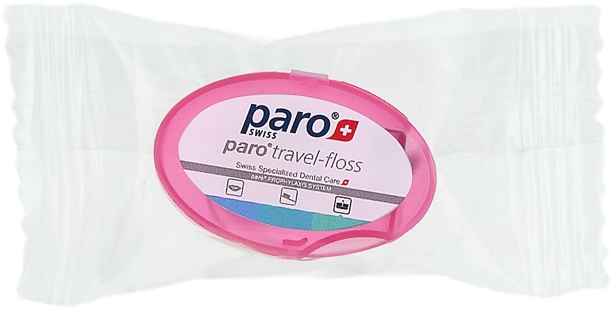 Travel Dental Floss, pink - Paro Swiss Travel Floss — photo N2