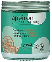 Orange Dental Powder - Apeiron Dental Powder Orange — photo N1