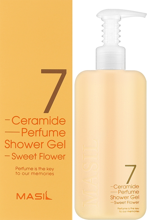 Shower Gel with Sweet Flower Scent - Masil 7 Ceramide Perfume Shower Gel Sweet Flower — photo N3