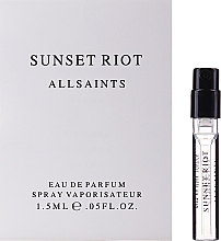 GIFT Allsaints Sunset Riot - Eau de Parfum (sample) — photo N1