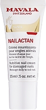 Damaged Nails Cream, tube - Mavala Nailactan Nutritive Nail Cream For Damaged Nails — photo N2