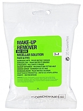 Cleansing Wipes for Oily and Combination Skin - Comodynes Make-up Remover Micellar Solution 3in1 — photo N1