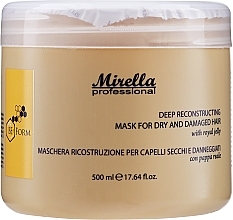 Fragrances, Perfumes, Cosmetics Dry & Damaged Hair Mask with Royal Jelly - Mirella Hair Care Mask