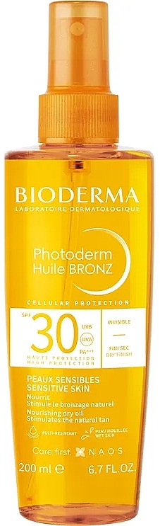 Dry Sun Oil - Bioderma Photoderm Bronz Dry Oil SPF 30  — photo N20