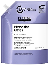 Fragrances, Perfumes, Cosmetics Shampoo for Blonde Colored Hair - L'Oreal Professionnel Serie Expert Blondifier Gloss Shampoo Refill