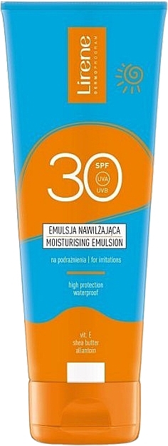 Moisturizing Sunscreen Emulsion SPF 30 - Lirene Moisturising Emulsion SPF 30 — photo N2