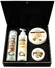 Fragrances, Perfumes, Cosmetics Set - Hristina Cosmetics Stani Chef's Coconut Milk (b/lot/250ml + sh/gel/250ml + b/scrub/250ml + h/cr/100ml)