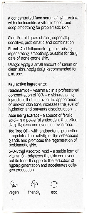 Niacinamide Face Serum - Iossi Pro B3-shot Calm & Clarify Vitamin Treatment — photo N9