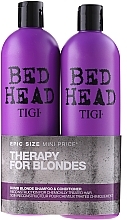 Set - Tigi Bed Head Dumb Blonde (shm/750ml + cond/750ml) — photo N1