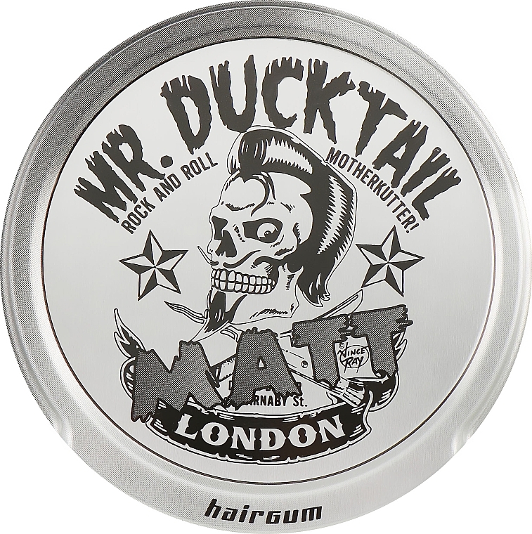 Hair Styling Pomade - Mr Ducktail Hairgum Matt Styling Pomade — photo N1