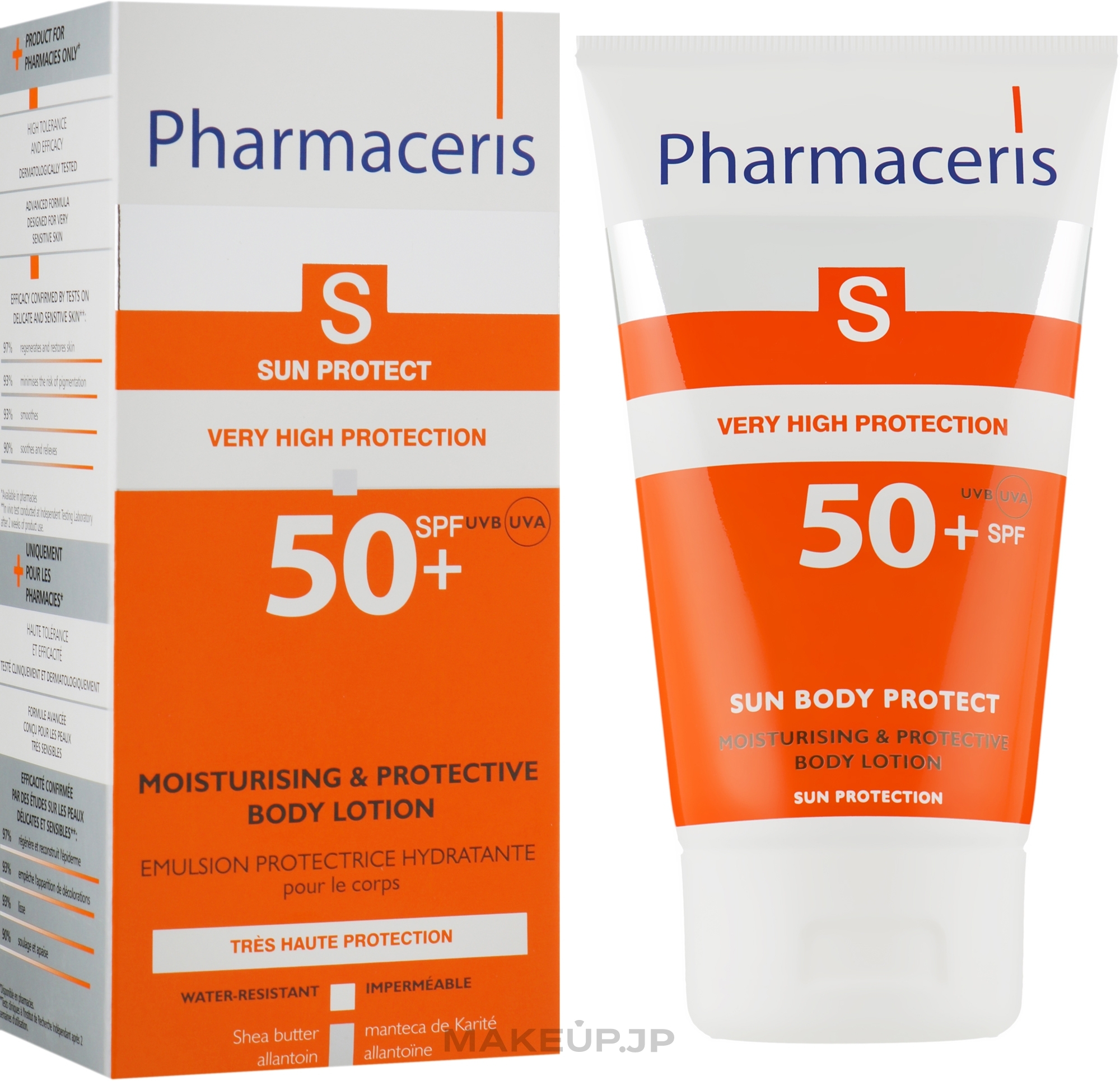 Protective Hydrolipid Body Balm - Pharmaceris S Sun Body Protect SPF50+ — photo 150 ml