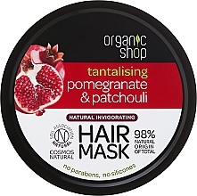 Fragrances, Perfumes, Cosmetics Hair Mask "Pomegranate & Pauchuli" - Organic Shop Mask Pomegranate and Patchouli