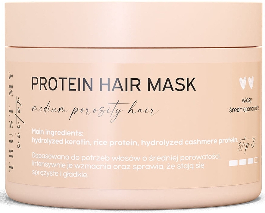 Protein Mask for Medium Porosity Hair - Trust My Sister Medium Porosity Hair Protein Mask — photo N6