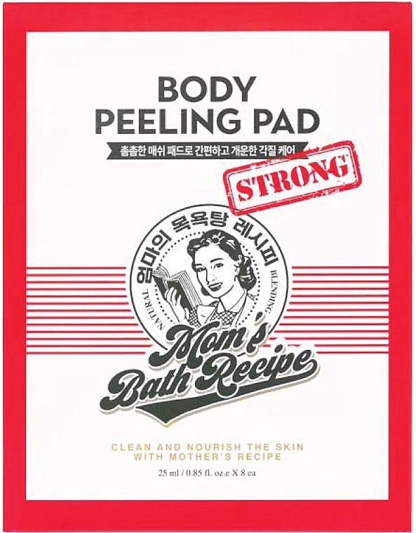 Body Peeling - Mom's Bath Recipe Body Peeling Pad Strong — photo N1