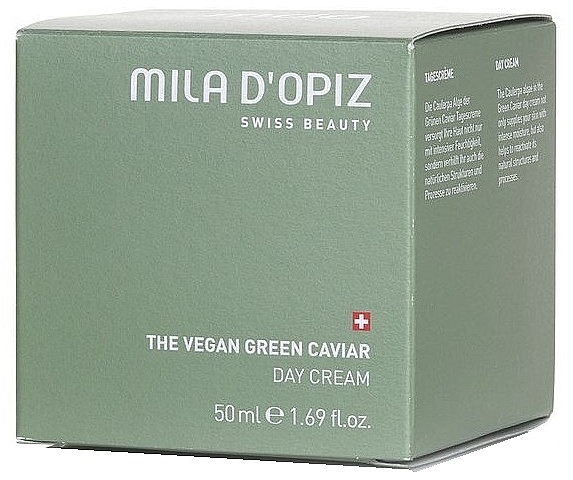 Day Face Cream - Mila D'Opiz The Vegan Green Caviar Day Cream — photo N1