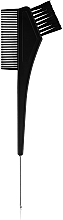 Hair Coloring Brush with Comb & Hook 964048, black - SPL — photo N2