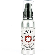 Fragrances, Perfumes, Cosmetics 3in1 Treatment - Morgan's 3 in 1 Shampoo, Wash, Shave
