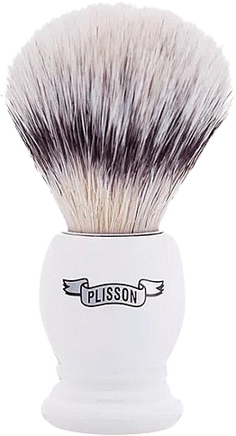 Shaving Brush, white - Plisson Essential Shaving Brush — photo N1