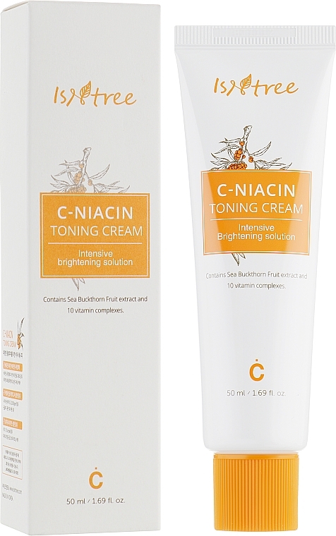 Toning Vitamin C Face Cream - IsNtree C-Niacin Toning Cream — photo N6