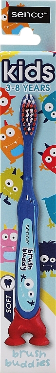 Kids Toothbrush, blue - Sence Fresh Kids Soft Toothbrush — photo N1
