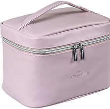 Fragrances, Perfumes, Cosmetics Makeup Bag "Leather", 24x14x13.5 cm, 96990, lilac - Top Choice