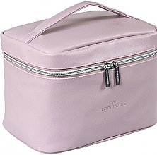 Makeup Bag "Leather", 24x14x13.5 cm, 96990, lilac - Top Choice — photo N1