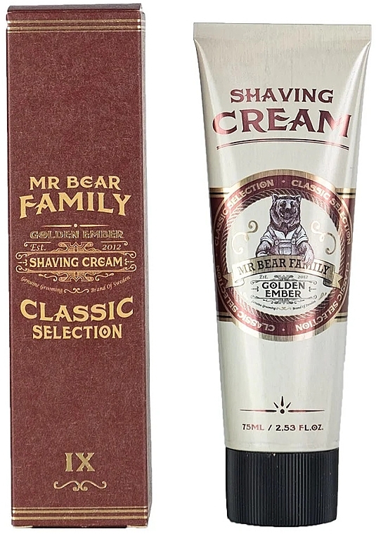 Shaving Cream - Mr. Bear Family Golden Ember Shaving Cream — photo N1