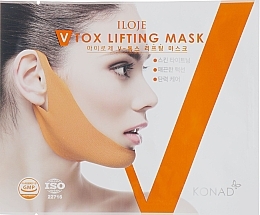 Fragrances, Perfumes, Cosmetics Double-Chin Correcting Lifting Mask - Konad Iloje V Tox Lifting Mask