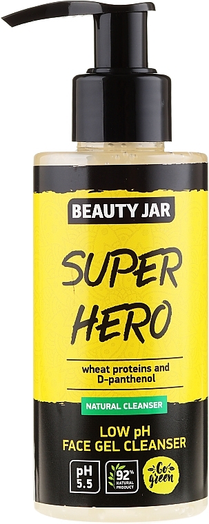 Cleansing Gel "Super Hero" - Beauty Jar Low Ph Face Gel Cleanser — photo N1