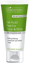 Fragrances, Perfumes, Cosmetics Face & Body Peeling Gel - Bielenda Professional Acne Free Pro Expert Gel Acid Peel For Face And Body 